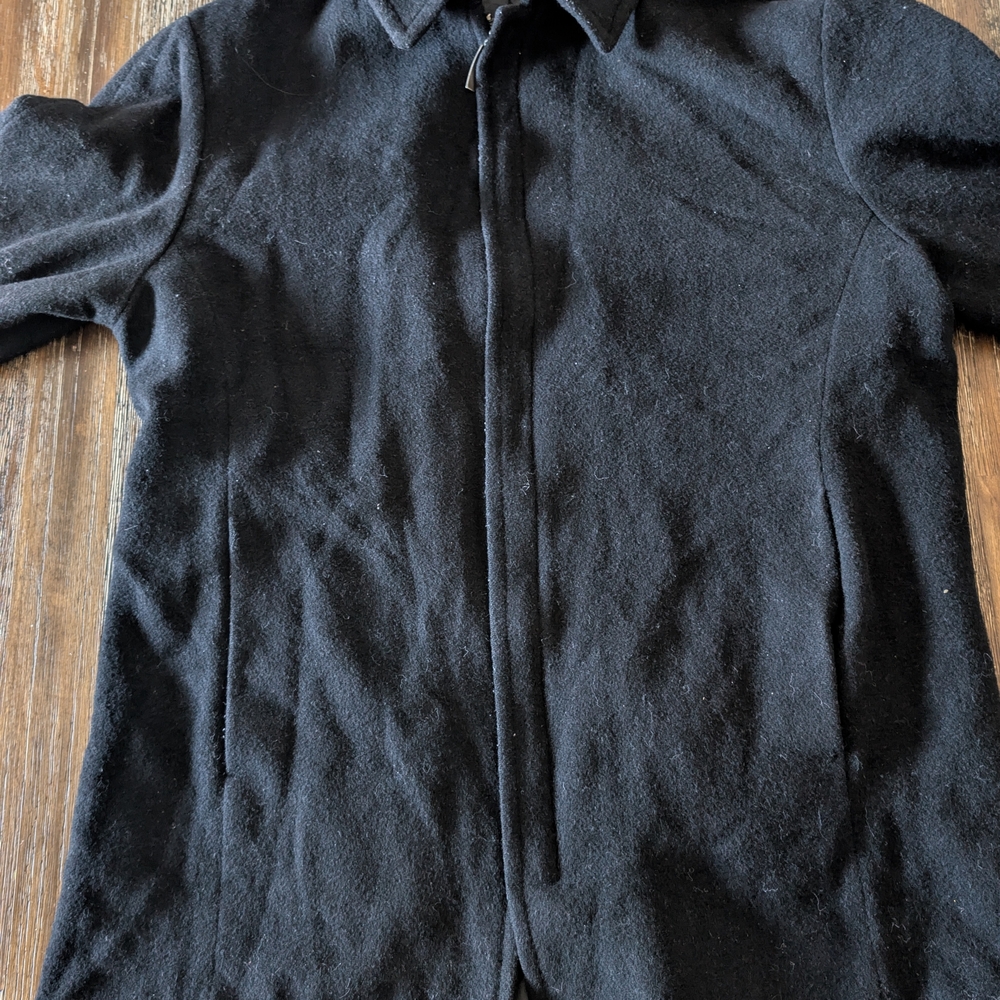 Claiborne Midnight Black Pea Coat